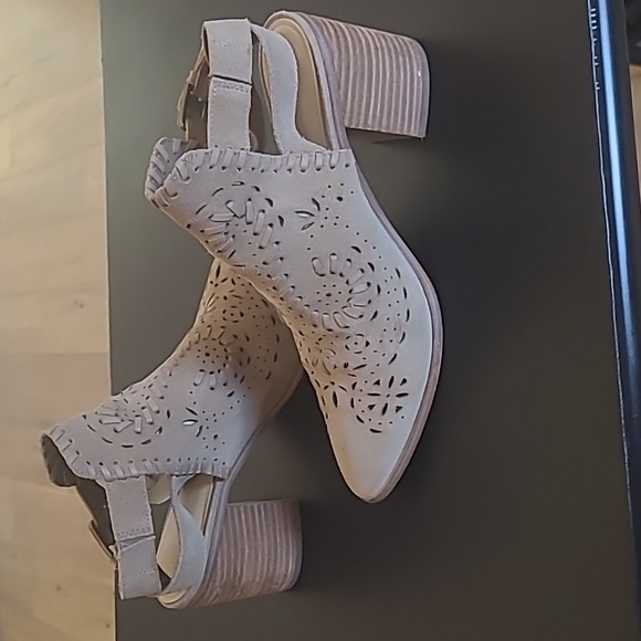 Ivanka Trump Shoes - Suede Cut Out Booties